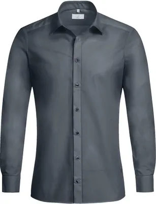 Produktbild von GREIFF Greiff Herren-Hemd 1/1 SF Basic 6720-1120-11 Gr. 37/38 anthrazit