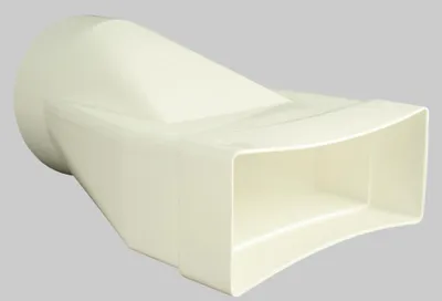 Produktbild von Marley Übergangsstück / Mauerdurchführung für Flachkanal 220 mm, Rohranschluss Ø 150 mm