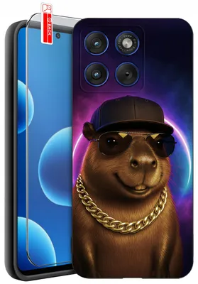 Productafbeelding van Hoesje voor de Motorola Edge 70 | DESIGN | Mat siliconen hoesje + beschermglas 9H