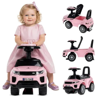 Produktbild von Sun Baby Rutschauto für Einjährige, hellrosa
