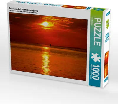 Produktbild von Calvendo Bodensee bei Sonnenuntergang 1000 Teile Puzzle quer 640x480mm, CALVENDO; 7349276