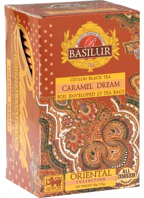 Image de Basilur CARAMEL DREAM thé noir CARAMEL en sachets - 25x2g