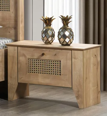 Image de Table d'appoint Console Table de chevet Chambre à coucher Tables de chevet à tiroirs