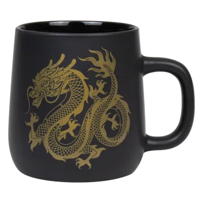 Produktbild von KÖNITZ Becher STERNZEICHEN - Golden Dragon - 395 ml aus Bone China Porzellan / Fassbecher