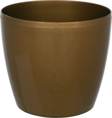 Produktbild von Blumentopf mit Kunststoffdeckel, gold, 21 cm, Magnolia