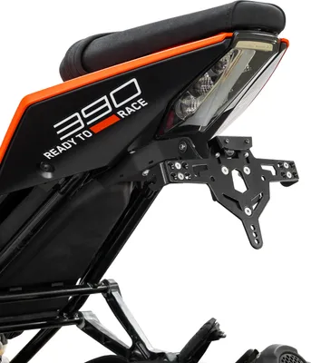 Imagen del producto de Soportes para matrículas ZIEGER Pro, compatibles con la KTM RC 390, para uso en Francia