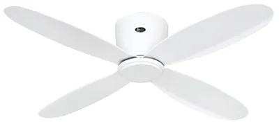 Produktbild von Energiespar Deckenventilator mit Fernbedienung Eco Plano II WiFi 112 cm Weiß