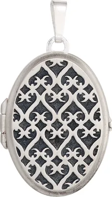 Produktbild von JOBO Medaillon 925 Sterling Silber rhodiniert mattiert