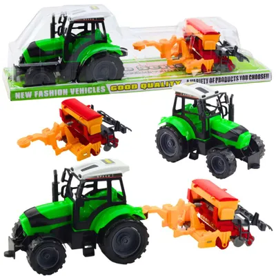 Immagine prodotto di Set trattore trattore agricolo con seminatrice Macchina agricola