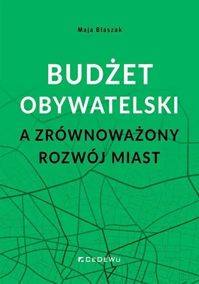 Immagine prodotto di Budżet obywatelski a zrównoważony rozwój miast