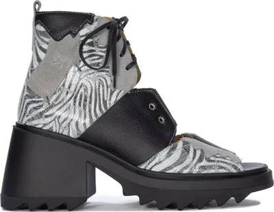 Produktbild von Lederstiefel mit Reißverschluss Maciejka 05321-03 Grau-Schwarz 39