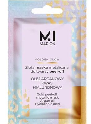 Immagine prodotto di Marion Golden Peel-Off Face Mask Metallic, 6 g - Trattamento anti-età Golden Glow