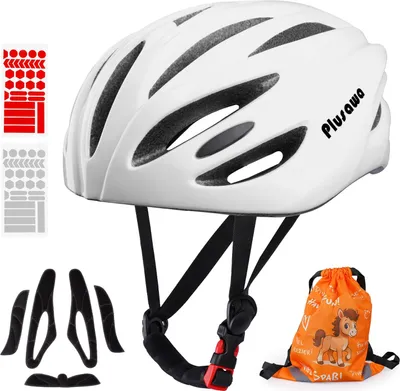 Immagine prodotto di Casco da bicicletta per bambini  EN1078 CE, mentoniera regolabile, adesivi 3D fai da te e riflettenti, casco sportivo per monopattini e pattini in linea, unisex per ragazzi e ragazze