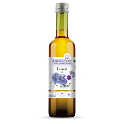 Produktbild von Leinöl nativ - 3D-Filtration 500ml