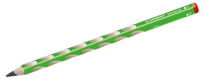 Immagine prodotto di Matita triangolare ergonomica per destrimani - STABILO EASYgraph in verde - confezione da 12 - durezza HB