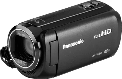 Produktbild von Panasonic HC-V380 - Videokamera - 1080p / 50 BpS - 2,51 MPix - 50x optický zoom - Flash-Karte