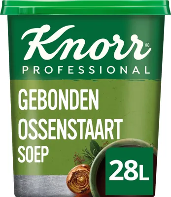 Produktbild von Knorr Classic-Sortiment Gebundene Ochsenschwanzsuppe, Pulverausbeute 28l - 1,26 Kilo