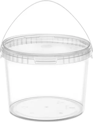 Produktbild von Garronda Eimer mit Deckel, 3 Liter, 100 Stück, für die Lagerung von Lebensmittel- und Chemischen Produkten Transparent GD-0072