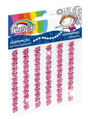 Obrázek produktu pro Fialové Diamantově Lesklé Samolepky - Malé Velikosti GR-DS05