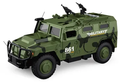 Produktbild von Militärauto mit Effekten 25,5 cm
