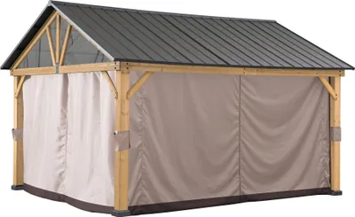 Produktbild von Vorhang für Sunjoy Zedernholz Gazebo 336cm x 400cm