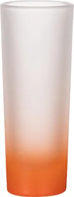 Produktbild von craftcut - Shot Glass - Frosted mit Farbverlauf - Orange - 3oz / ca. 90ml