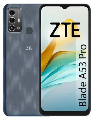 Produktbild von ZTE Blade A53 Pro, 16,6 cm (6.52"), 4 GB, 64 GB, 13 MP, Android 12, Blau