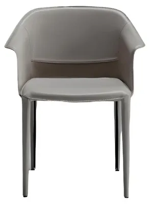 Produktbild von Stuhl mit Armlehne Esszimmerstuhl Holz Modern Esszimmer Beige Design