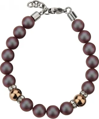 Produktbild von CEM 4-202733-001 ST9-049B Damen Armband Swarovski-Perlarmband Edelstahl Kugeln 18+2cm