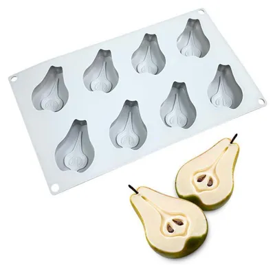 Image de Moule en silicone pour gâteaux, mousses et chocolats, avec 8 cavités