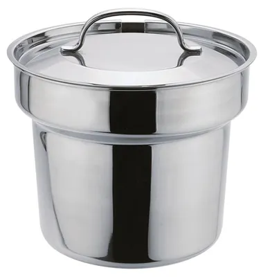 Immagine prodotto di Pentola rotonda per bagnomaria, diametro 20 cm, capacità 4,2 litri, ideale per zuppe