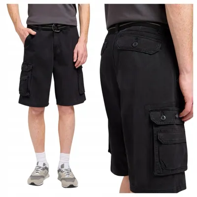 Produktbild von Lee | Herren Wyoming Cargo-Shorts Schwarz Baumwolle Freizeit W31