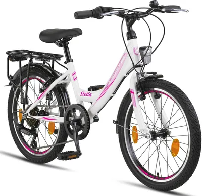 Zdjęcie produktu dla Licorne Bike Stella Premium Rower miejski 20, 24, 26 i 28 cali dla dziewcząt, mężczyzn i kobiet 21 biegów (6 biegów dla 20 cali) Rower miejski Holland