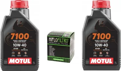 Obrázok produktu pre Motul Mazivá A Oleje 7100 10w40 2l, Hiflo Hf303 4t Yamaha Honda Kawasaki, OM710010W402LHF303