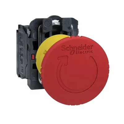 Obrázek produktu pro Schneider Electric XB5, Tlačítko, IP66, IK03, Třída II, 40 mm, 82 mm