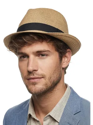 Produktbild von XXL Trilby Fedora Sonnenhut für großen Kopf, Khaki XL-XXL