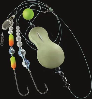 Produktbild von Jenzi UV Inliner Butt Löffel System mit 2 Anbissstellen bleifrei Farbe fluo, Gewicht 100g