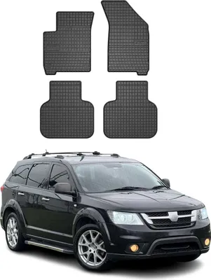 Obrázek produktu pro 2011-2016 Fiat Freemont podlahové rohože TPE černé 4 ks