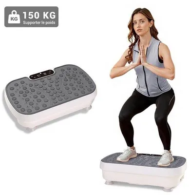 Immagine prodotto di Attrezzo fitness con trampolino, portata 150 kg, lunghezza 46 cm, grigio