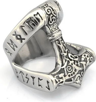 Immagine prodotto di Martello vichingo Anello con sigillo vichingo THOR NORDIC 240