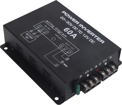 Obrázok produktu pre Redukčný menič napätia DC 24 V na 12 V s reguláciou teploty pre osobné vozidlá RVS SUVS autobusy 60A