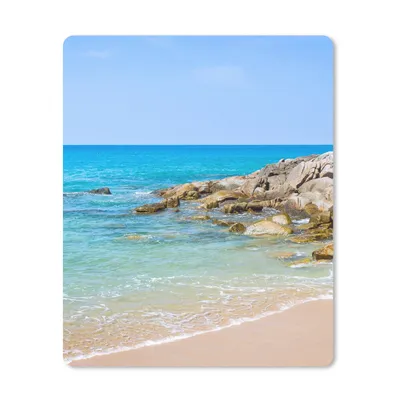 Produktbild von MuchoWow® Mauspad Mousepad Strand - Meer - Tropisch - Sommer 19x23 cm - Mousepads - Maus Mat - Pad - Mausunterlage - Mauspads - Spielen