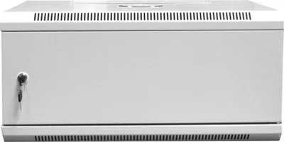 Obrázek produktu pro Digitus DN-W19 04U/450/MD, Nástěnný regál, 4U, 60 kg, Zámek, Světle šedá