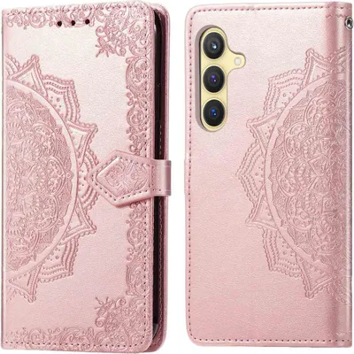 Immagine prodotto di Custodia a libro imoshion Mandala per Samsung Galaxy S25 Plus - Oro rosa