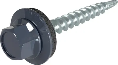 Produktbild von Weckman Bohrschrauben 4,8 x 35 mm sechskant - 100 Stk. anthrazitgrau