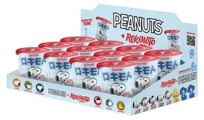 Immagine prodotto di Peanuts + Rokimoto: espositore con 12 figurine in confezione a sorpresa da 10 cm