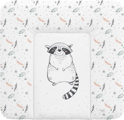 Produktbild von Ceba Baby Wickelauflage 75x70 weiche Wickelunterlage Baby Wickeltischauflage Abwaschbar - Raccoon