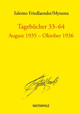 Produktbild von Tagebücher 33 - 64
