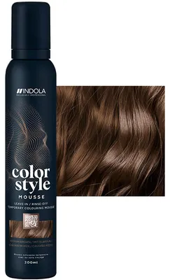 Produktbild von Indola CSM Mittelbraun 200ml Color Style Mousse, KI-generiertes Bild