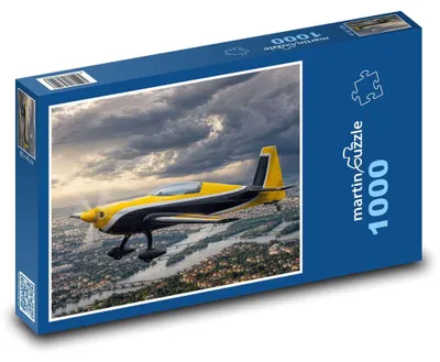 Obrázok produktu pre Puzzle 1000 Lietadlo nad mestom - martinpuzzle